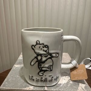 Rae Dunn / Disney White Winnie the Pooh Mug - Life's Ups and Downs
